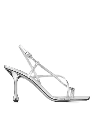 Jimmy Choo Etana 80mm サンダル - シルバー - サムネイル1