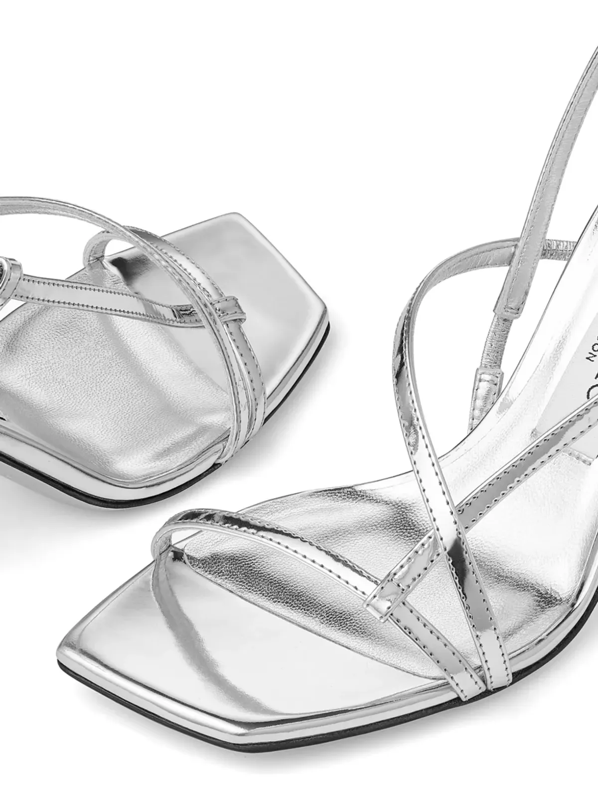 Jimmy Choo Etana 80mm サンダル - シルバー - 画像5