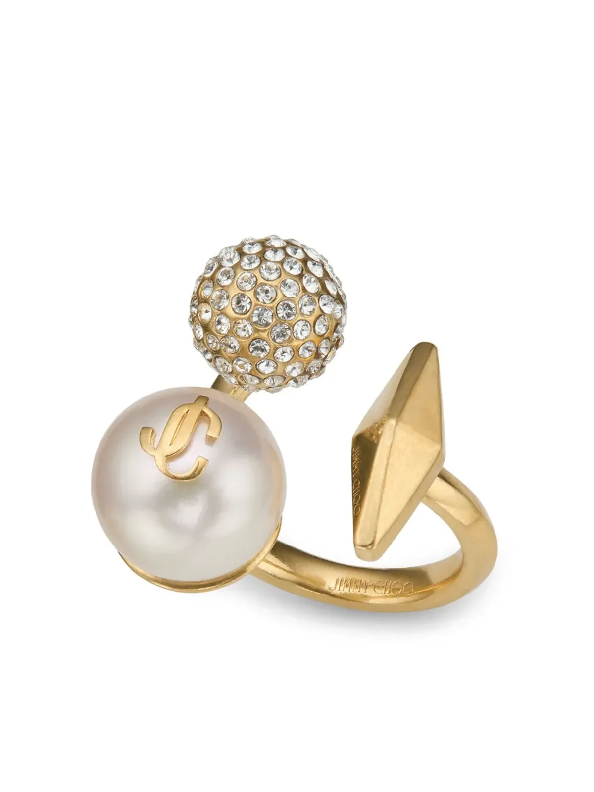 Jimmy Choo マルチチャーム リング - ゴールド - 画像2