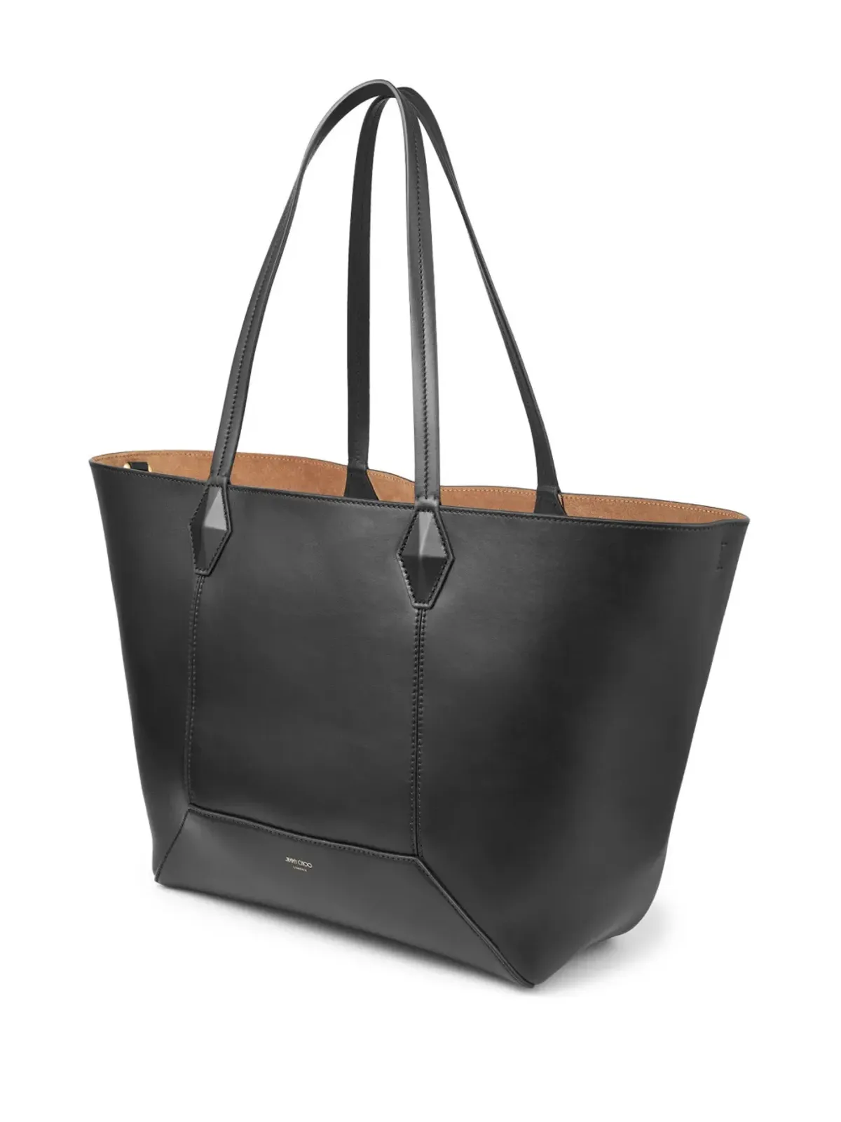 Jimmy Choo ミディアム ダイヤモンド トート バッグ - ブラック - 画像3