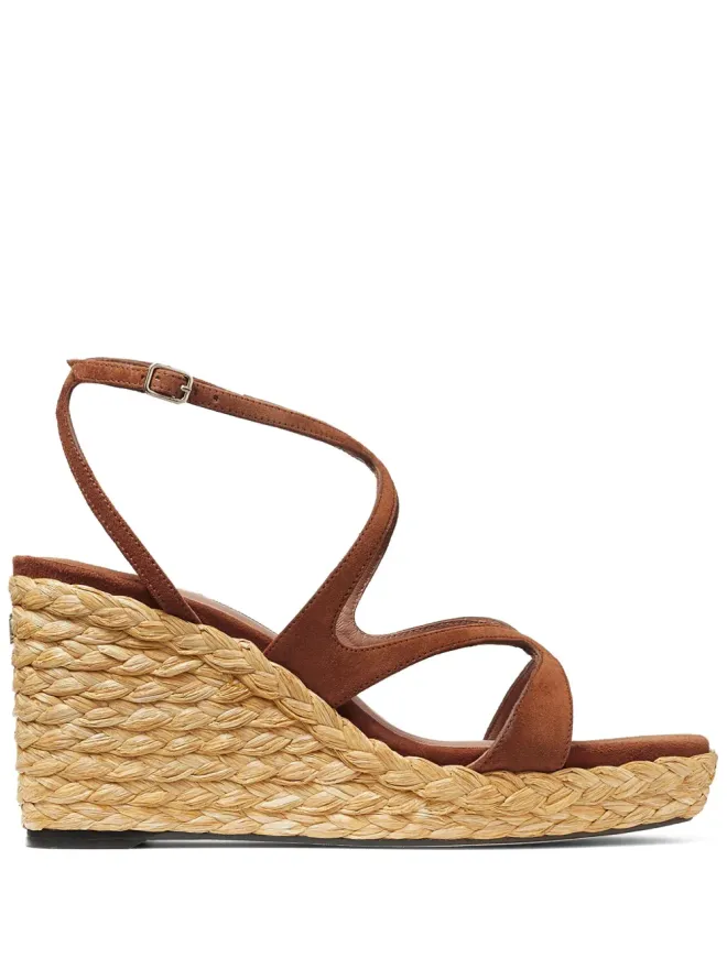 Jimmy Choo Jimmy Choo Ayla ウェッジヒール エスパドリーユ ブラウンの商品画像