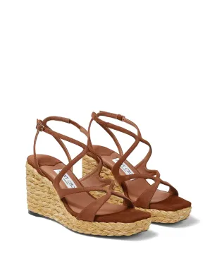 Jimmy Choo Ayla ウェッジヒール エスパドリーユ ブラウン - サムネイル2