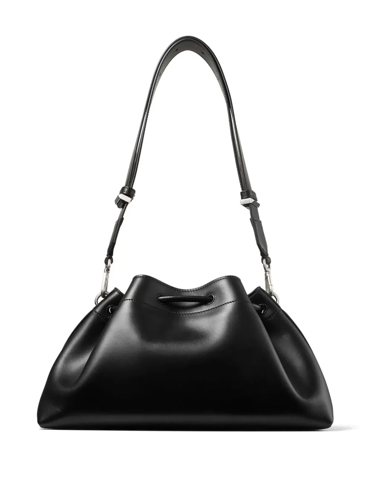 Jimmy Choo ミディアム シンチ レザー バケットバッグ - ブラック - 画像2