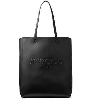 Jimmy Choo デボスドロゴ レザー トートバッグ - ブラック - サムネイル1
