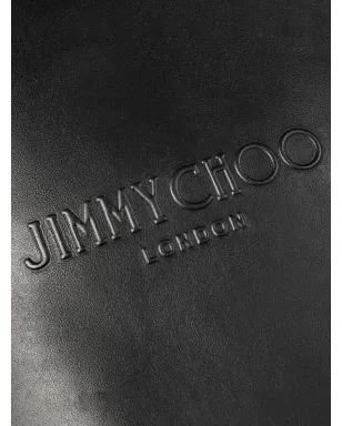 Jimmy Choo デボスドロゴ レザー トートバッグ - ブラック - サムネイル5