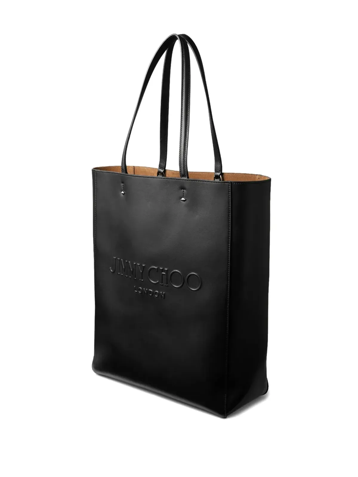 Jimmy Choo デボスドロゴ レザー トートバッグ - ブラック - 画像3