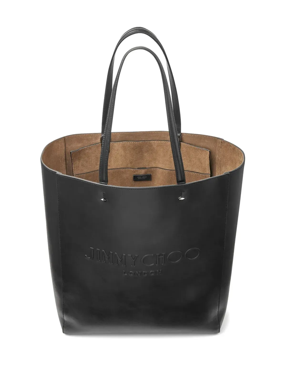 Jimmy Choo デボスドロゴ レザー トートバッグ - ブラック - 画像4