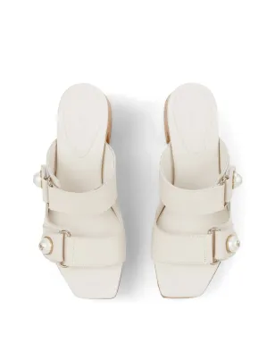 Jimmy Choo Fayence レザー プラットフォーム サンダル - サムネイル4