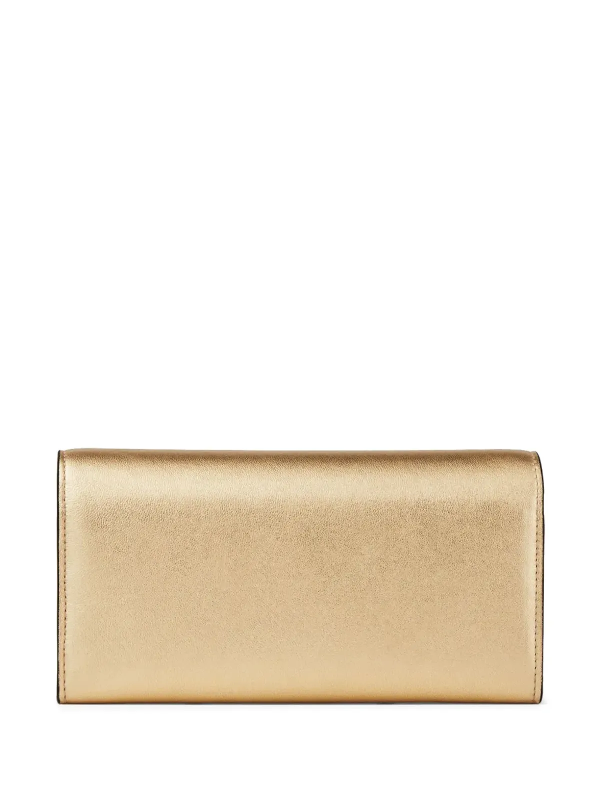 Jimmy Choo Martina メタリックエフェクト ウォレット ゴールド - 画像2