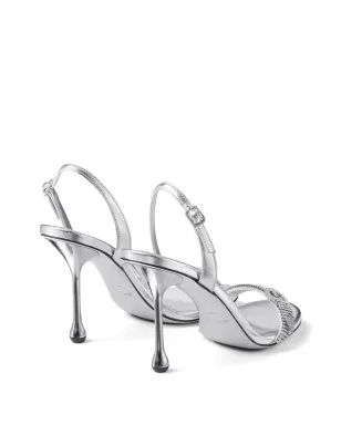 Jimmy Choo Tabatha サンダル - シルバー - サムネイル5