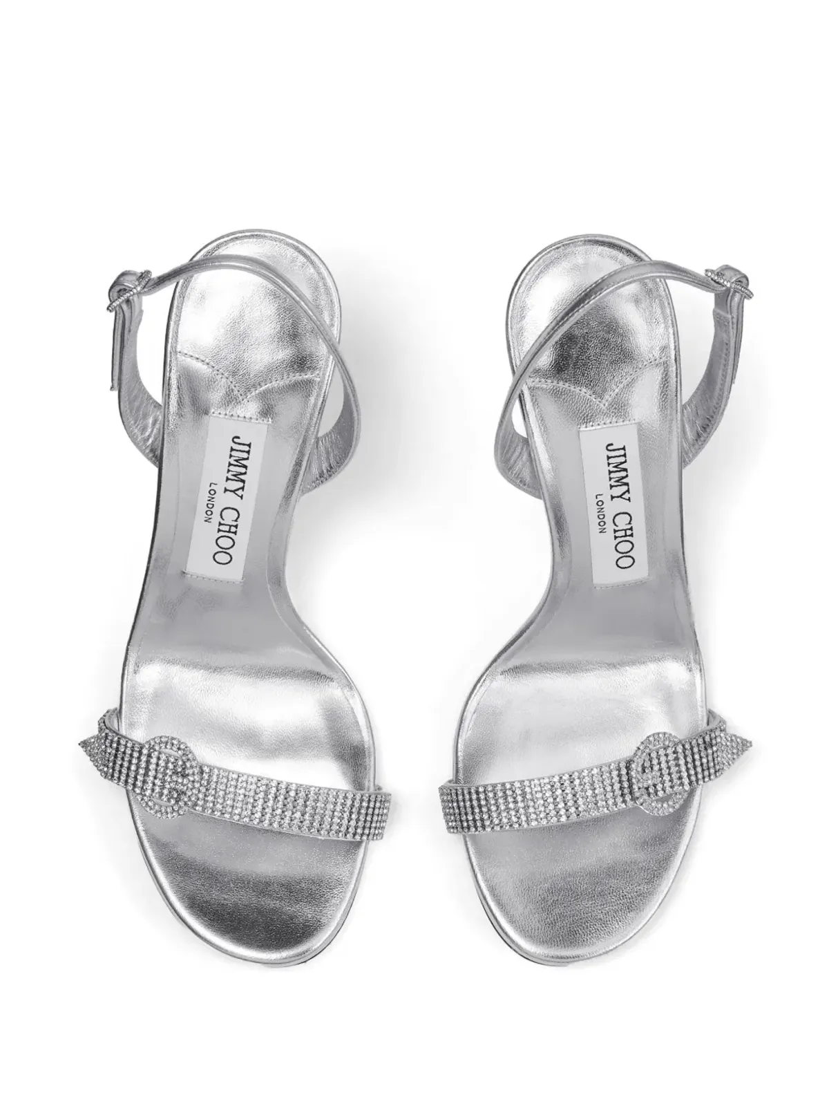 Jimmy Choo Tabatha サンダル - シルバー - 画像4