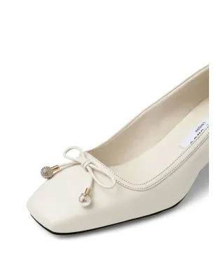 Jimmy Choo 45mm エルム ナパレザー パンプス - ホワイト - サムネイル5
