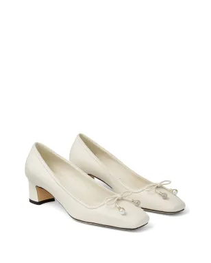 Jimmy Choo 45mm エルム ナパレザー パンプス - ホワイト - サムネイル2