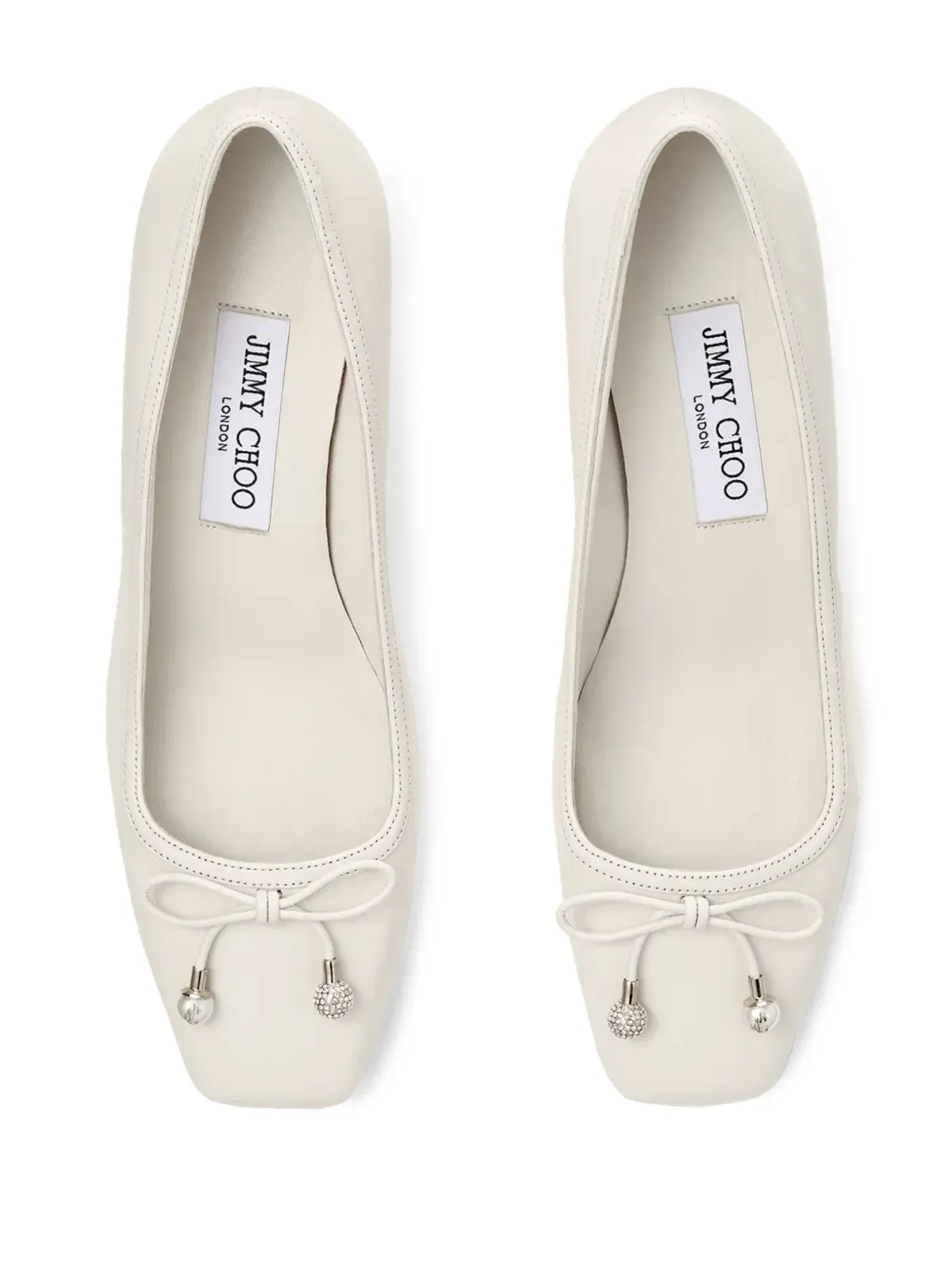 Jimmy Choo 45mm エルム ナパレザー パンプス - ホワイト - 画像4