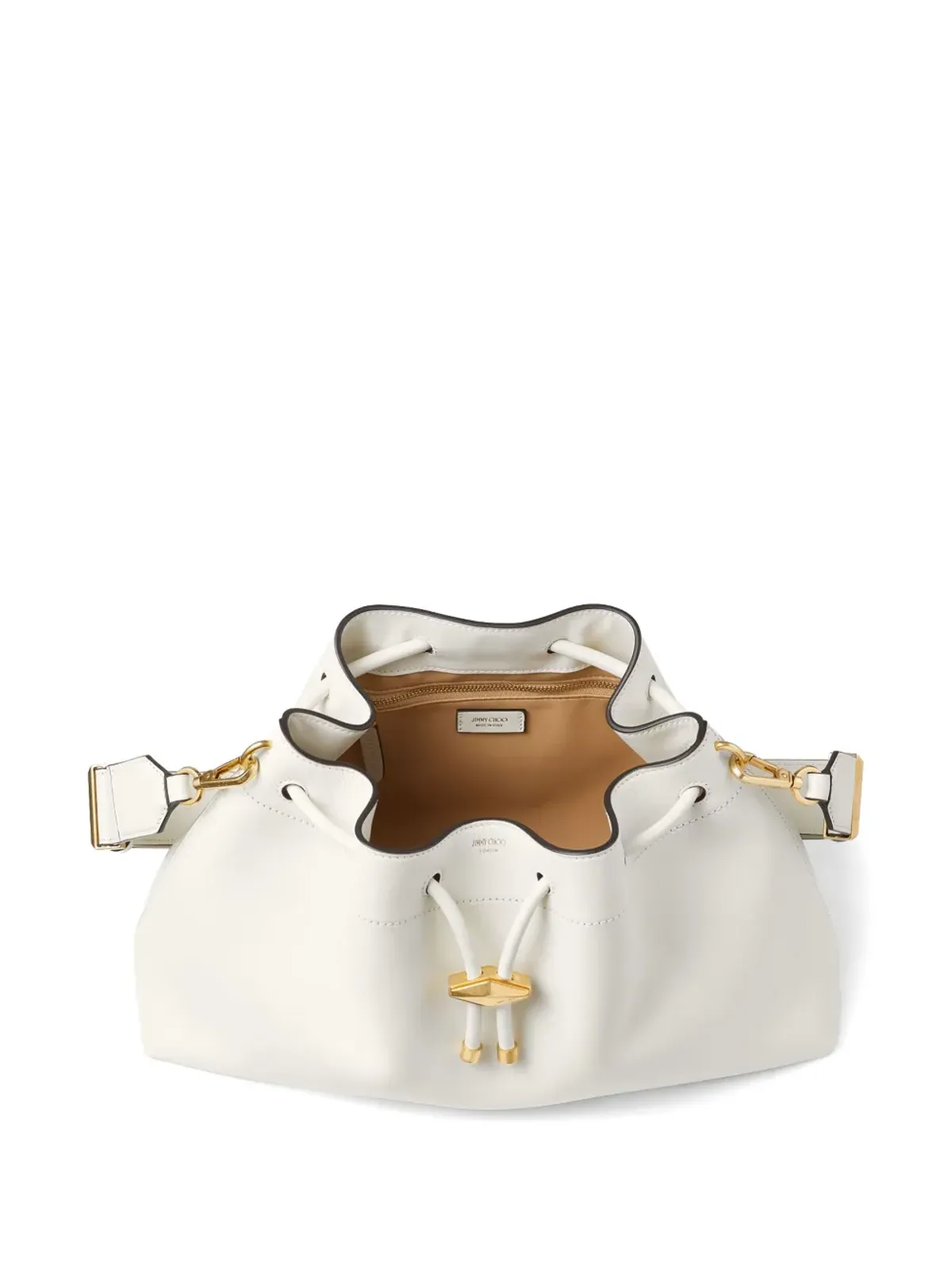 Jimmy Choo Cinch M レザー バケットバッグ - 画像5
