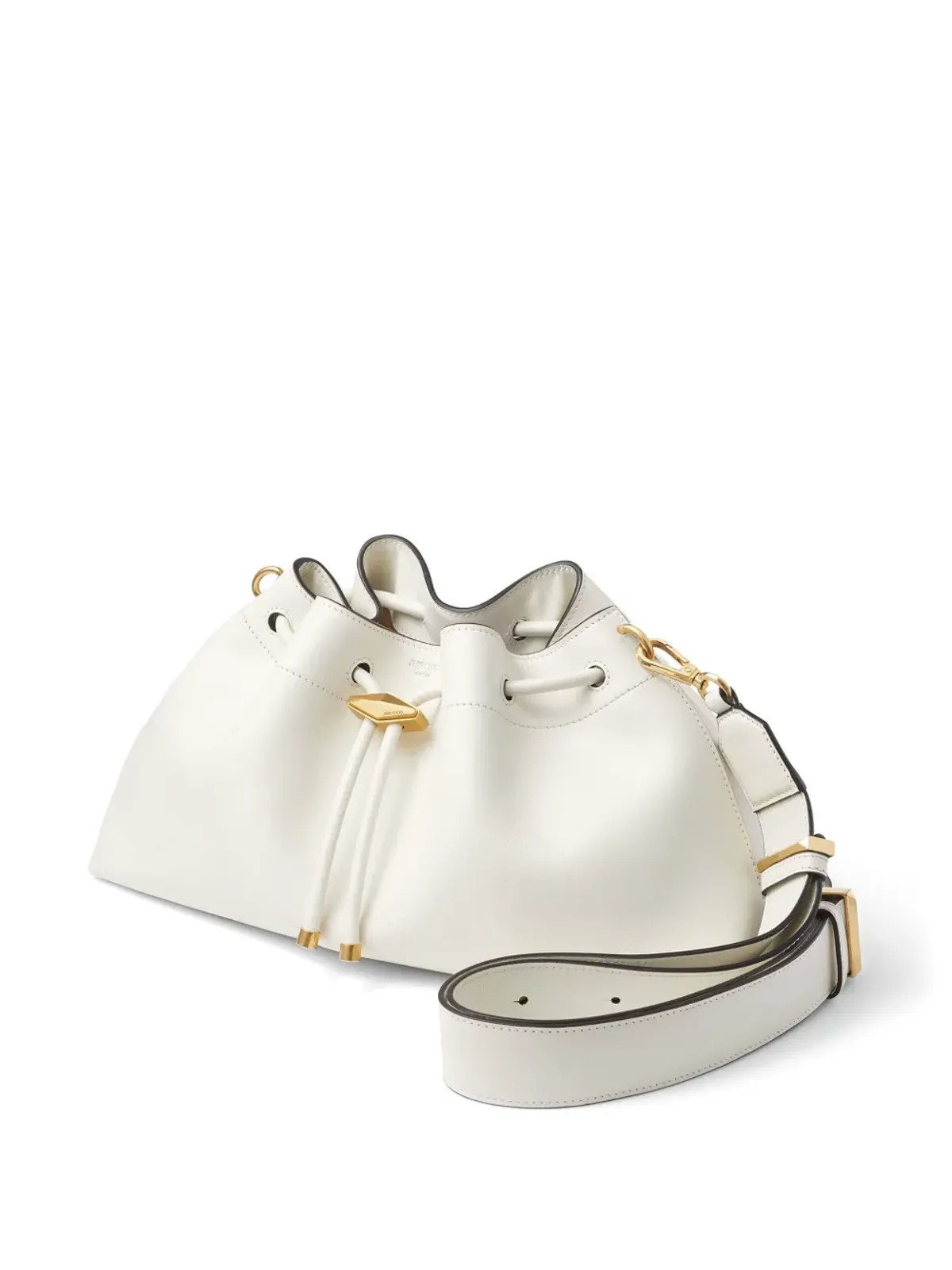 Jimmy Choo Cinch M レザー バケットバッグ - 画像3