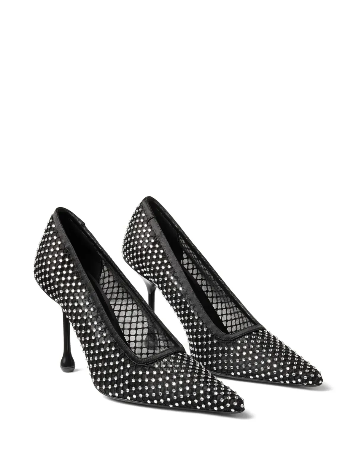 Jimmy Choo 95mm Ixiaパンプス - ブラック - 画像2