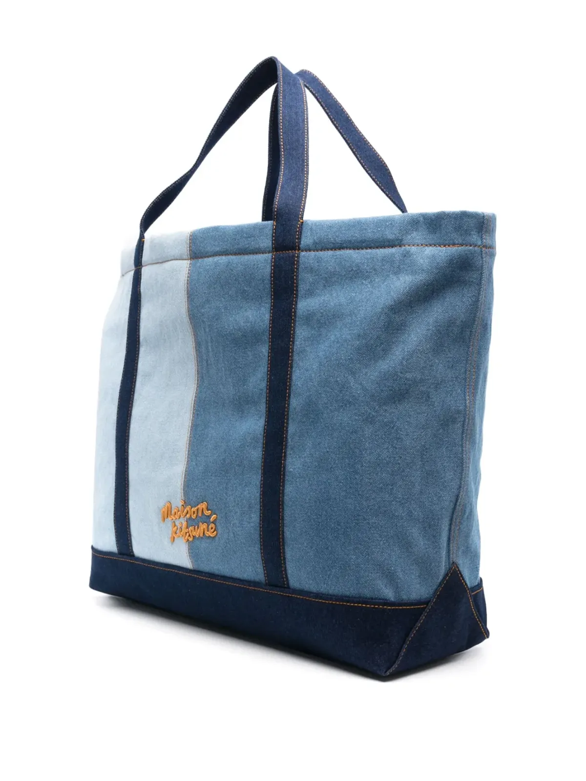 Maison Kitsuné Fox Head-print トートバッグ - ブルー - 画像3