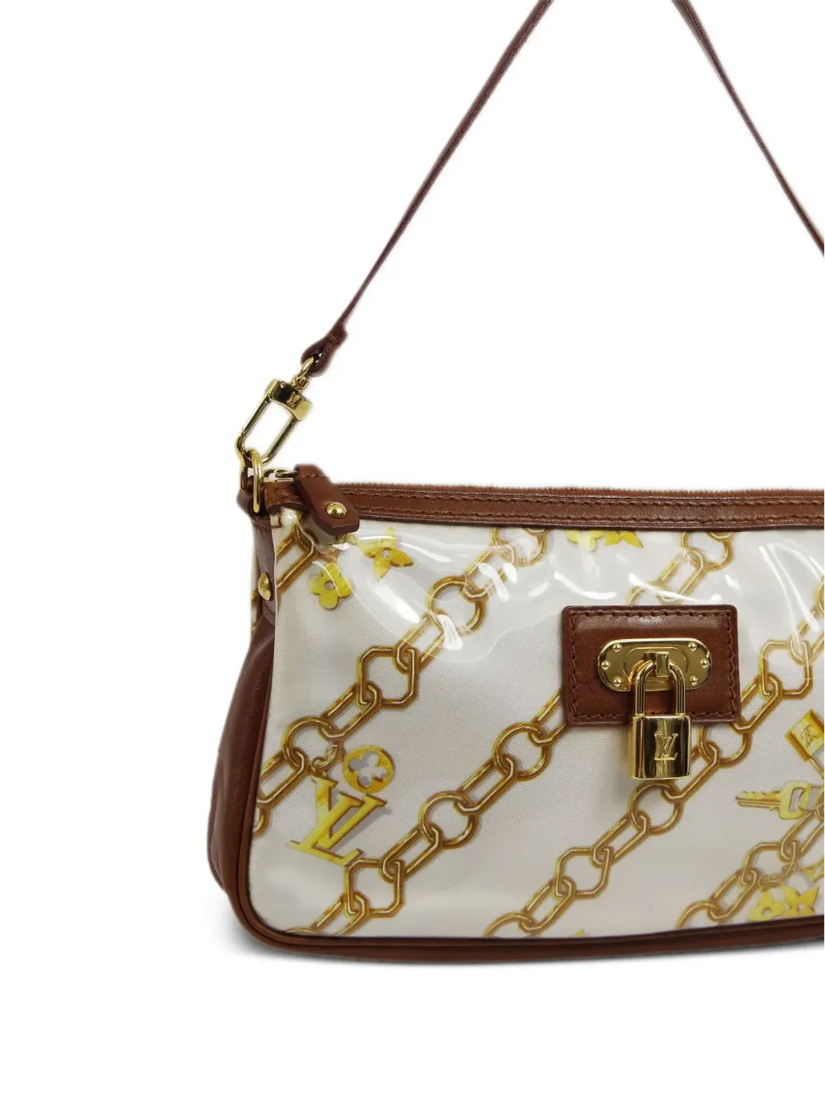Louis Vuitton ビンテージ ポシェット・アクセソワーズ クラッチバッグ ホワイト - 画像3