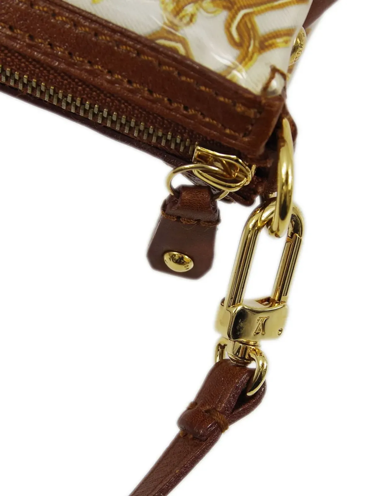 Louis Vuitton ビンテージ ポシェット・アクセソワーズ クラッチバッグ ホワイト - 画像4