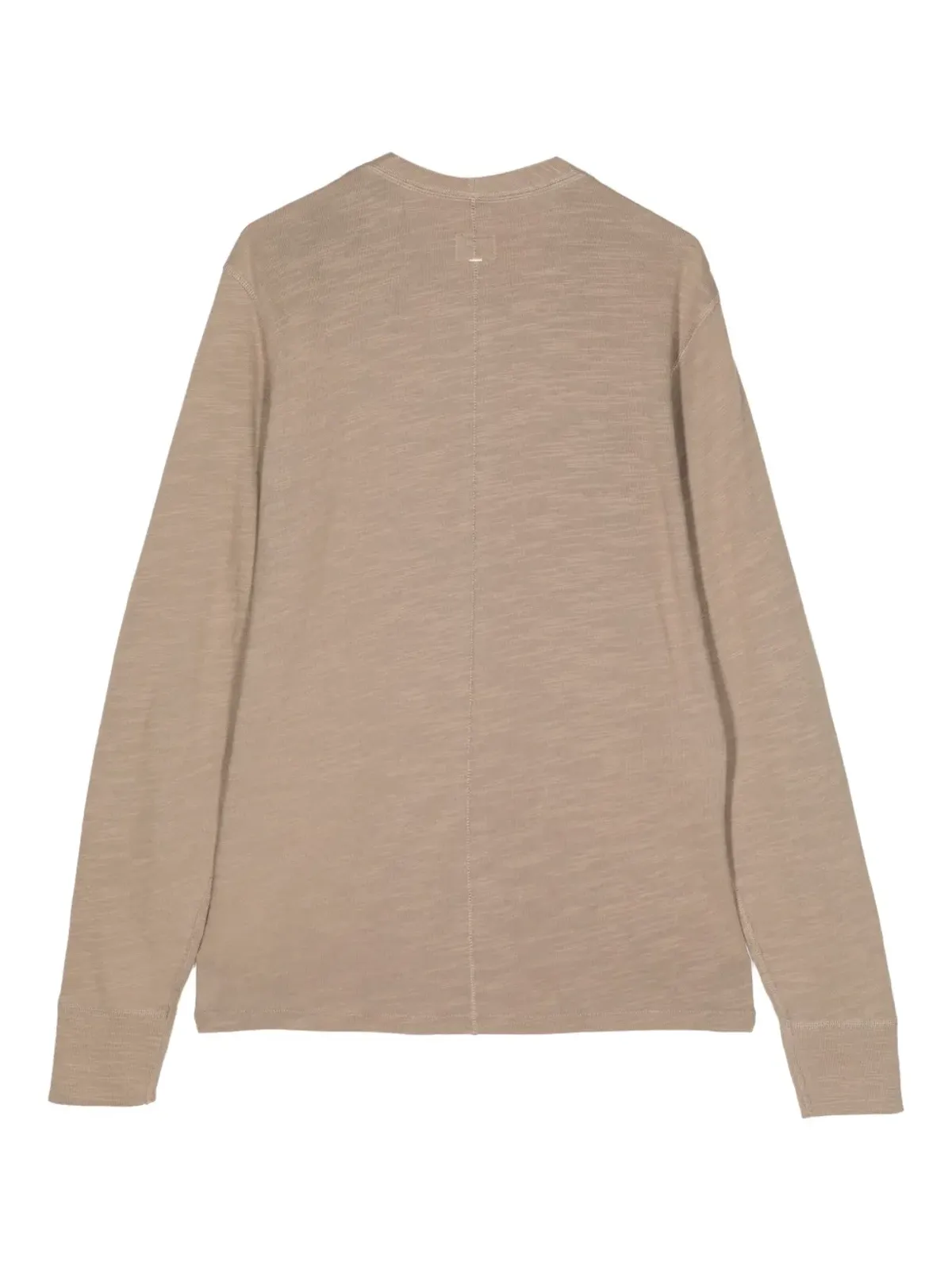rag & bone ヘンリーネック コットン Tシャツ - ブラウン - 画像2