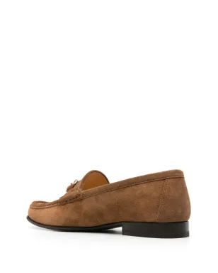 Brunello Cucinelli ホースビット付きスエード ローファー - サムネイル3