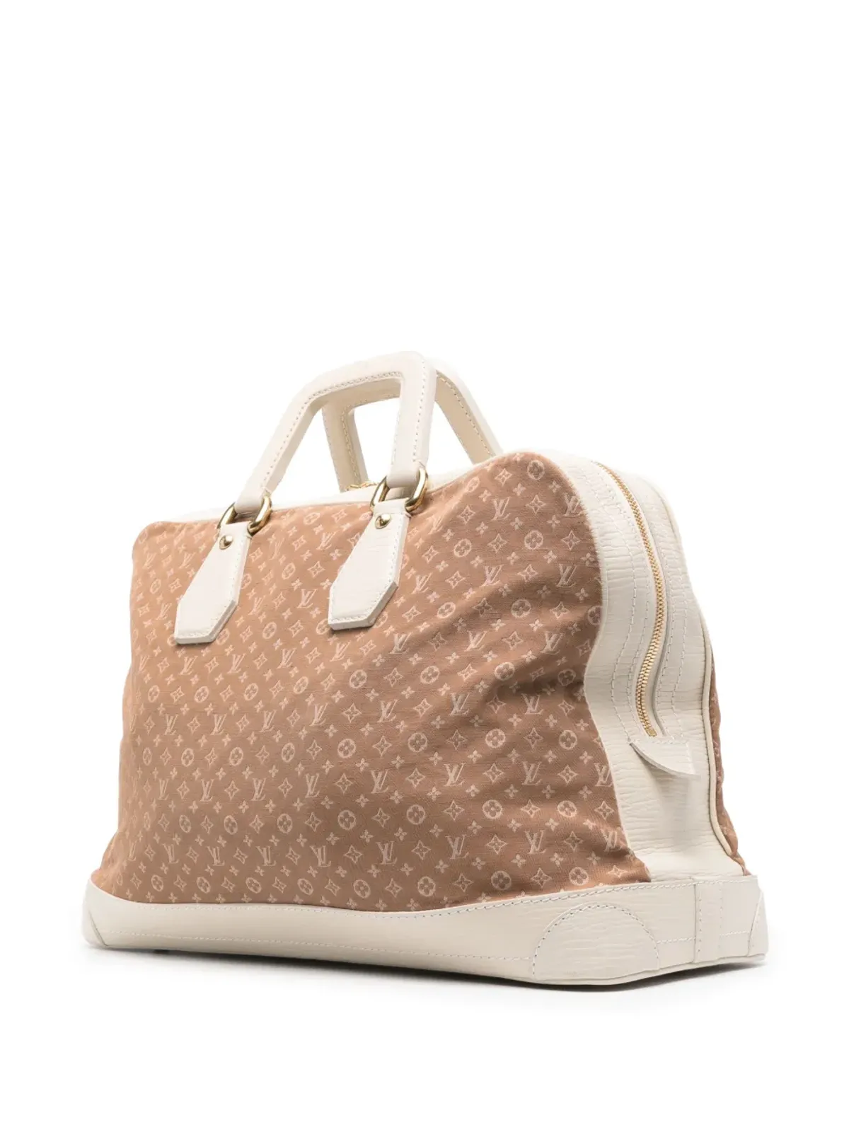 Louis Vuitton ビンテージ 2005 Mini Lin Initiales Isfahan トートバッグ - ニュートラルカラー - 画像2
