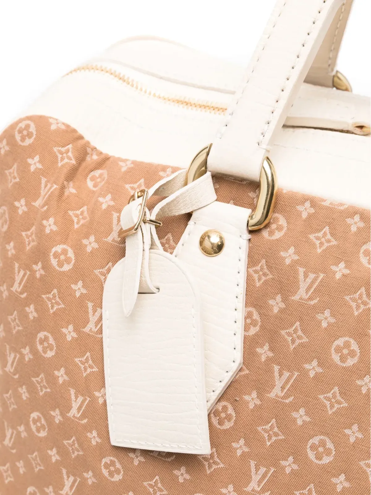 Louis Vuitton ビンテージ 2005 Mini Lin Initiales Isfahan トートバッグ - ニュートラルカラー - 画像3