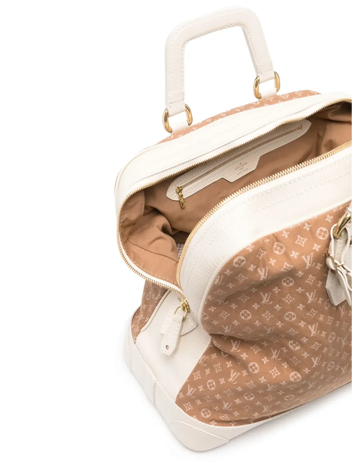 Louis Vuitton ビンテージ 2005 Mini Lin Initiales Isfahan トートバッグ - ニュートラルカラー - 画像4