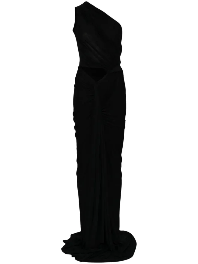 Rick Owens Lilies Rick Owens Lilies 片側ショルダーのドレープガウンの商品画像