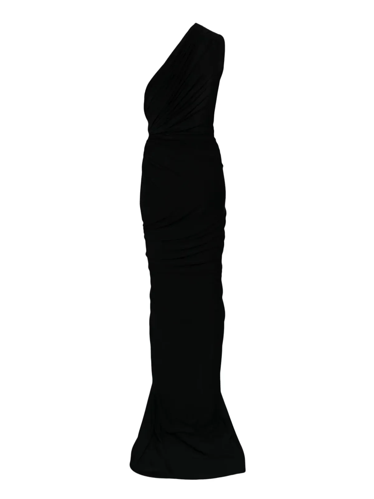 Rick Owens Lilies 片側ショルダーのドレープガウン - 画像2