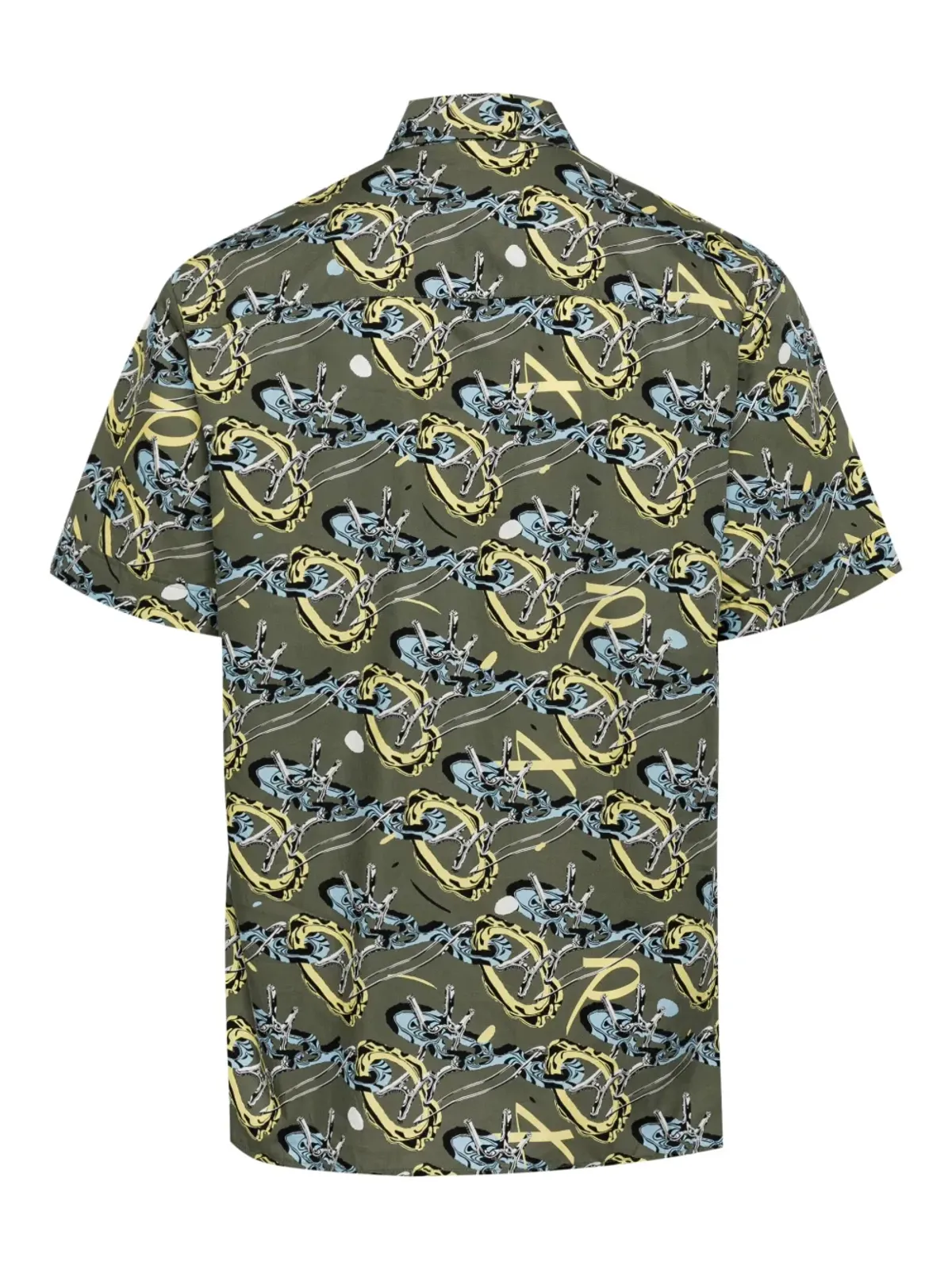 A.P.C. ロス グラフィックプリント コットンシャツ - 画像2