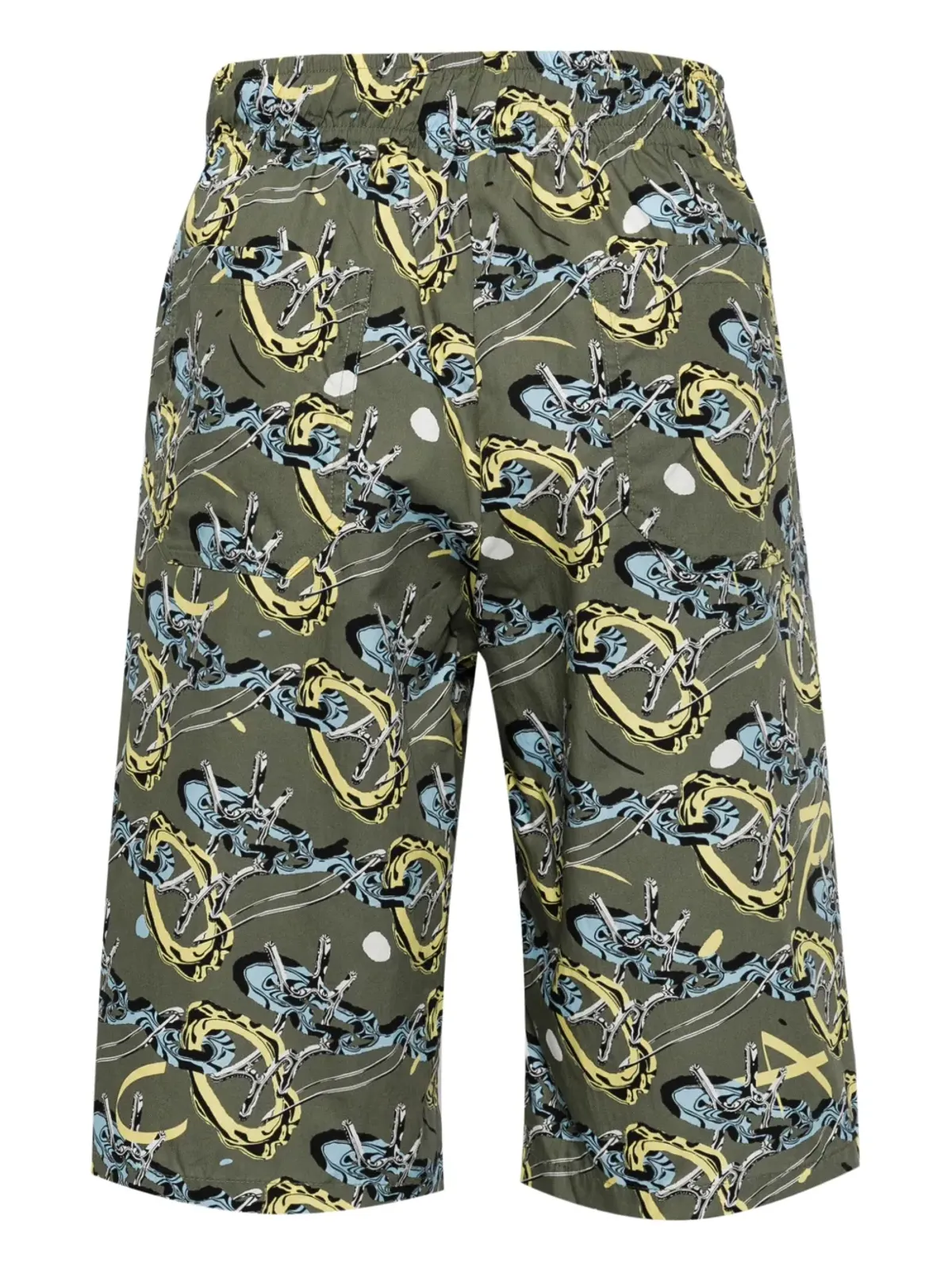 A.P.C. Vince グラフィックプリント コットンショーツ - グリーン - 画像2