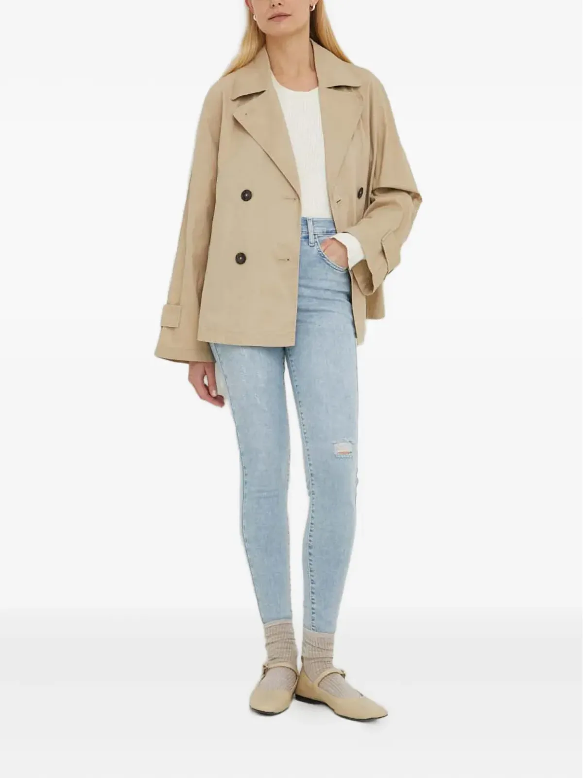 Levi's 720 ダメージデニム ブルー - 画像2