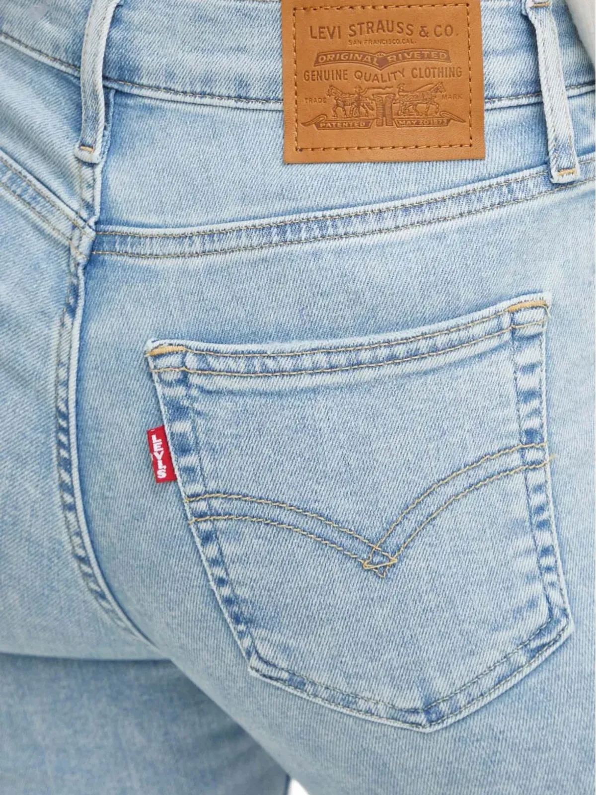 Levi's 720 ダメージデニム ブルー - 画像4
