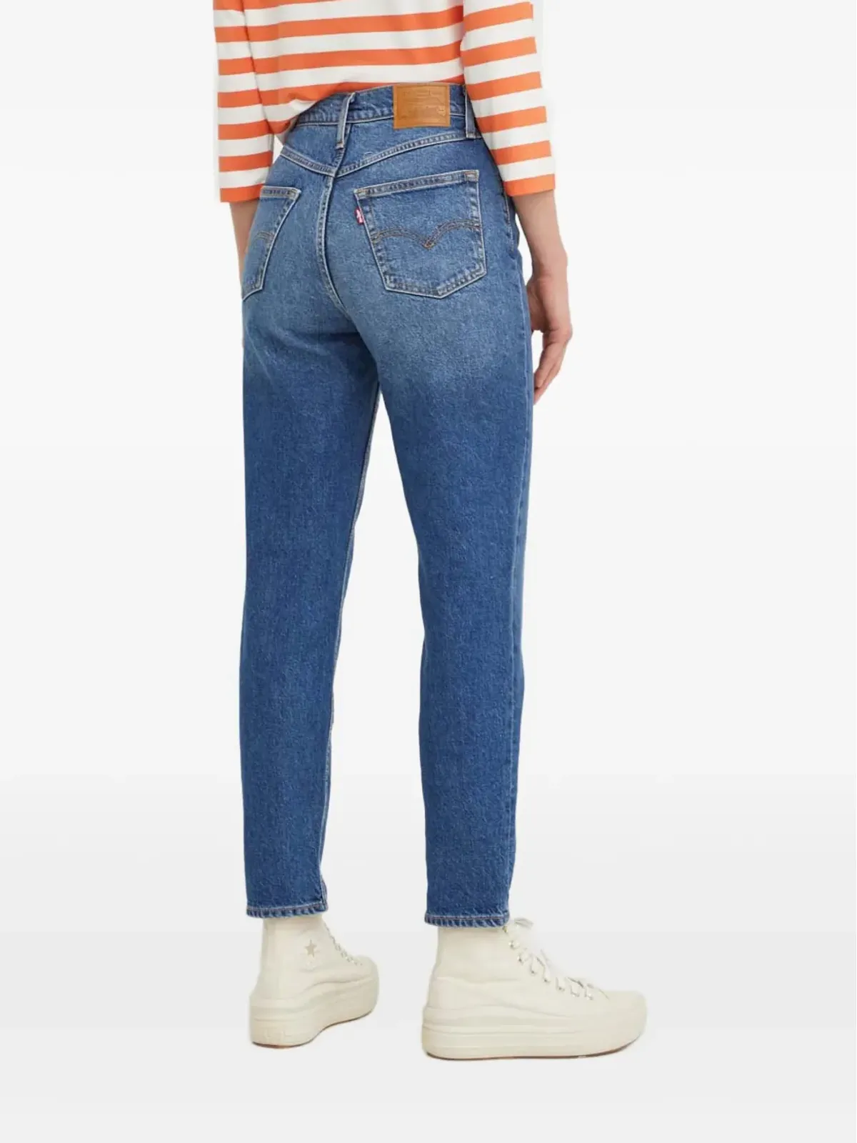 Levi's 80年代モムファイブポケットジーンズ ブルー - 画像3