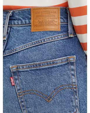 Levi's 80年代モムファイブポケットジーンズ ブルー - サムネイル4