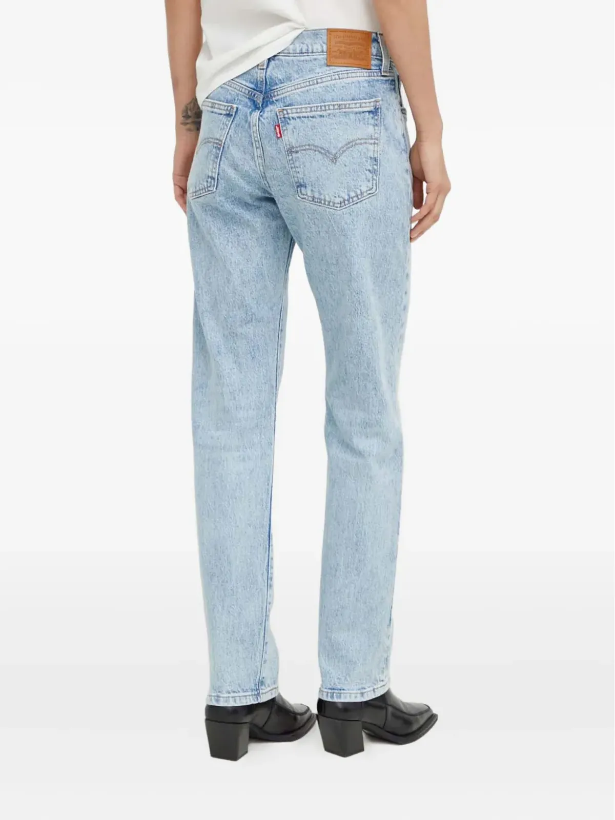 Levi's ミディ ボタン付きデニムジーンズ - 画像3