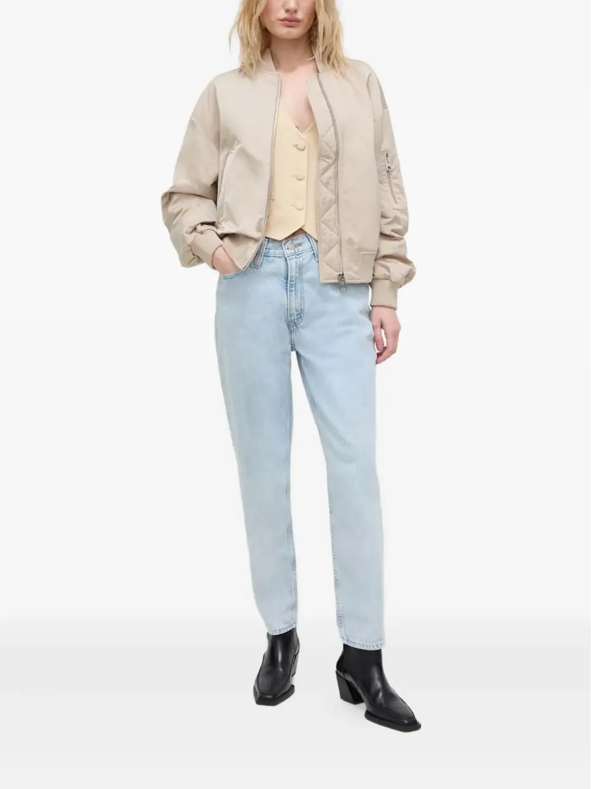 Levi's 80年代風モムポケットデニムジーンズ - ブルー - 画像2