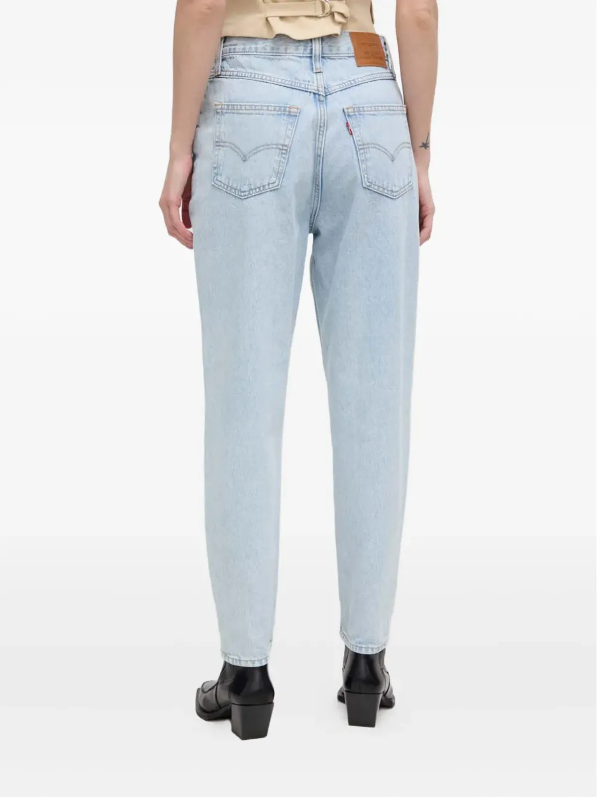 Levi's 80年代風モムポケットデニムジーンズ - ブルー - 画像3