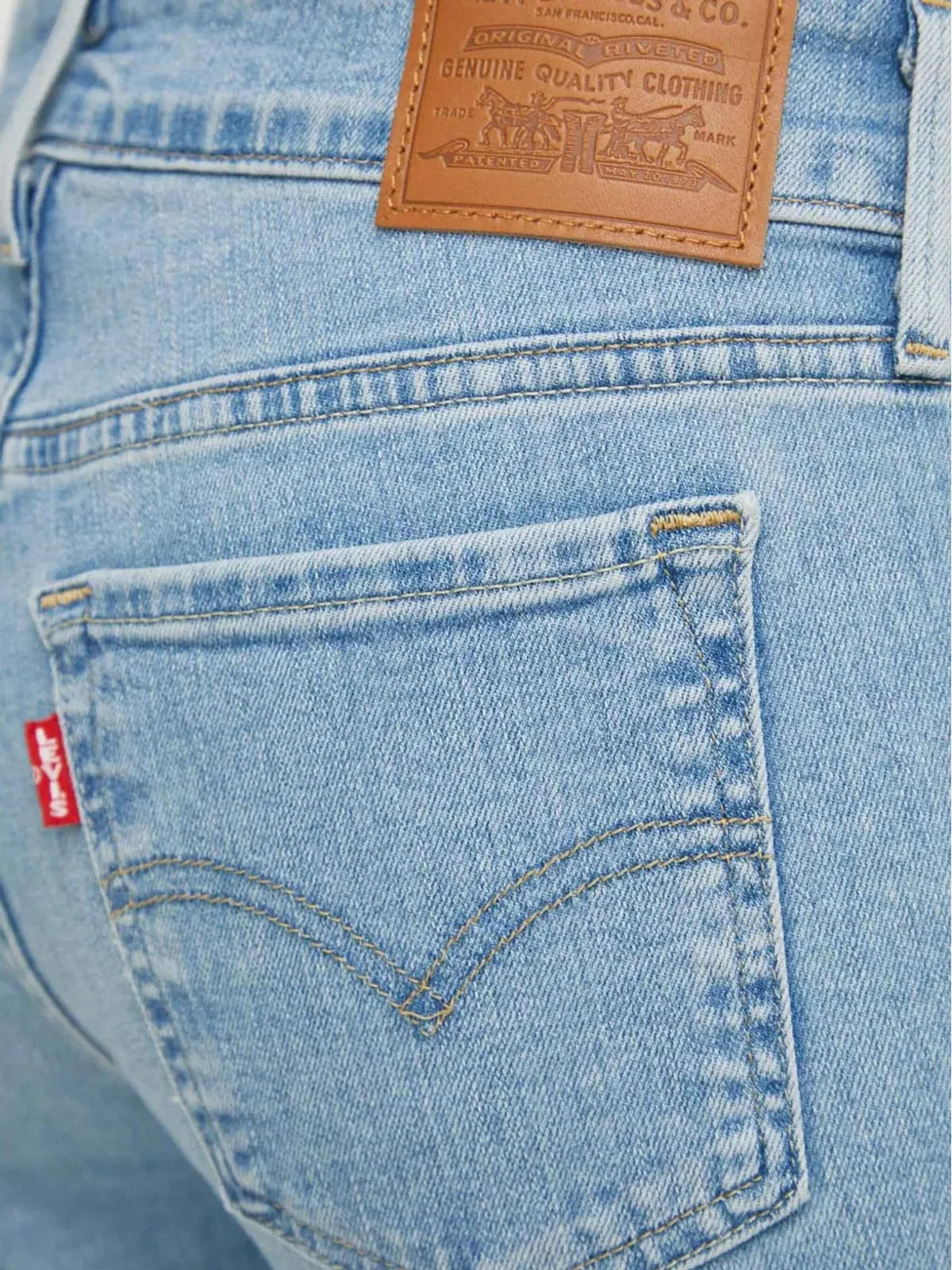 Levi's ジーンズ 711 ツー・ボタン - 画像4