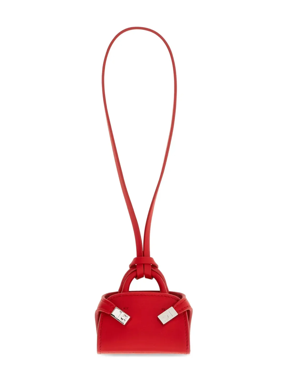 Ferragamo Hug ミニバッグチャーム - レッド - 画像1