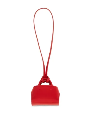 Ferragamo Hug ミニバッグチャーム - レッド - サムネイル2