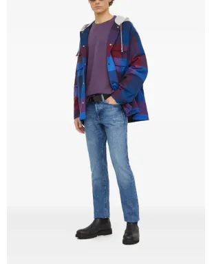 Levi's チェック柄フード付きジャケット - ブルー - サムネイル2
