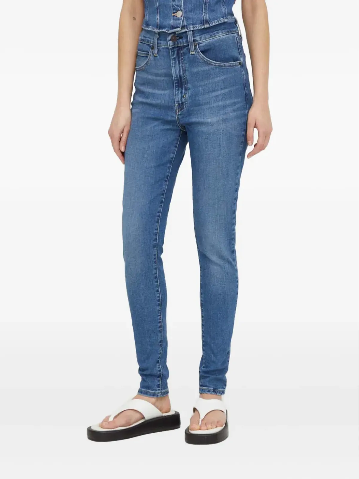 Levi's レトロハイジーンズ ブルー - 画像1