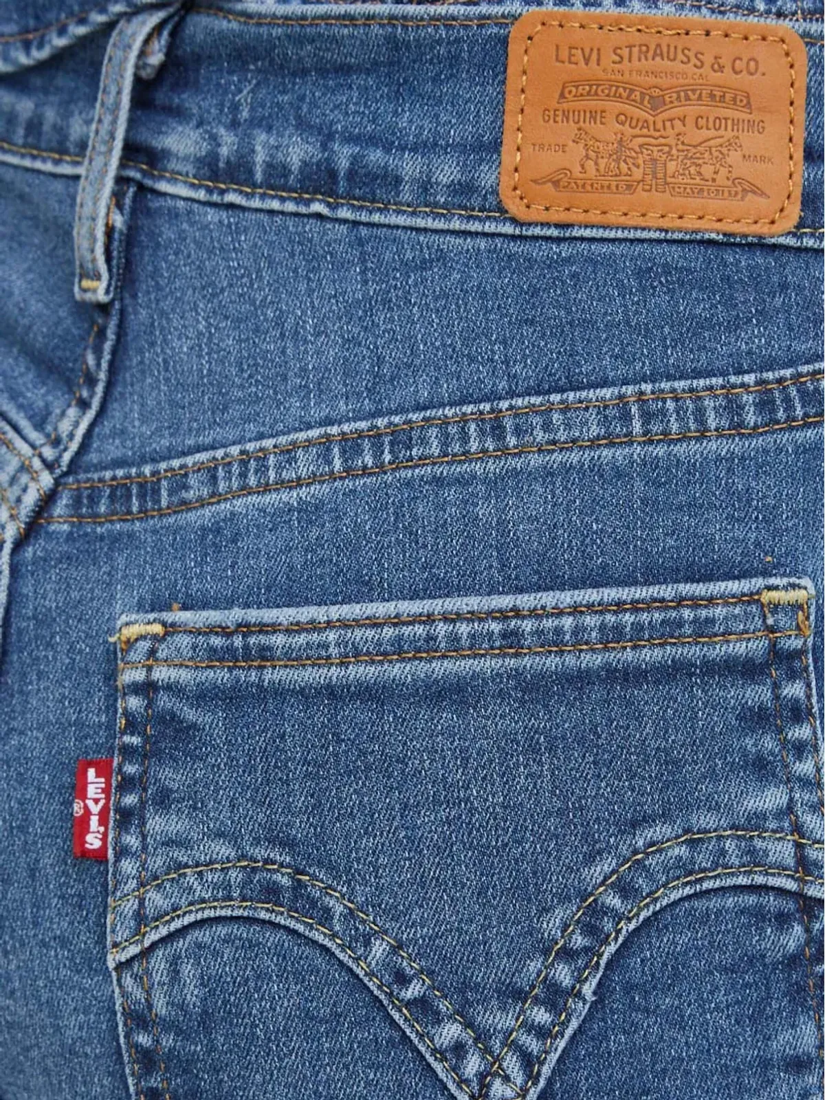 Levi's レトロハイジーンズ ブルー - 画像4