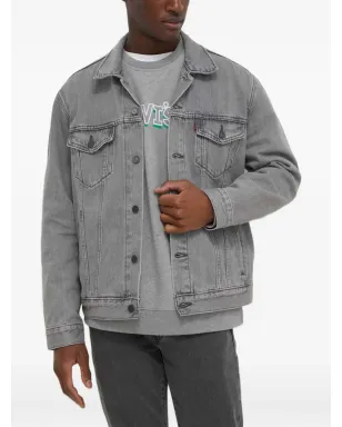 Levi's トラッカー ボタンデニムジャケット - グレー - サムネイル1