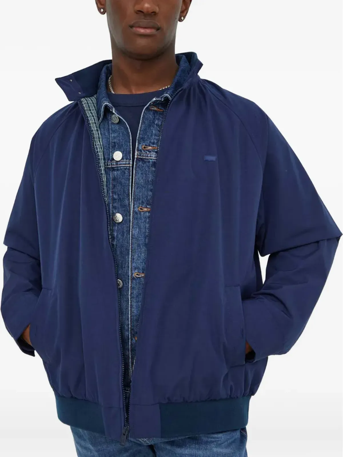 Levi's バックアー ハリントン ジャケット - ブルー - 画像1