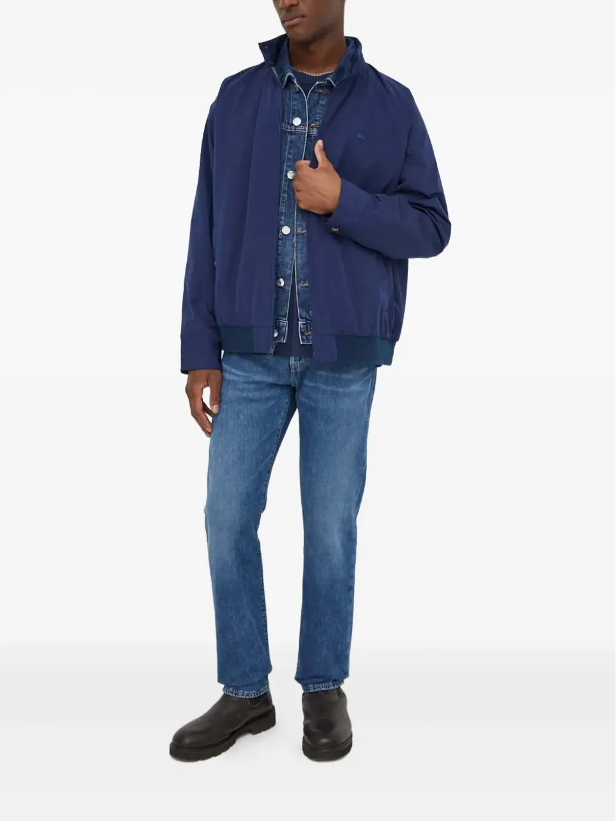 Levi's バックアー ハリントン ジャケット - ブルー - 画像2