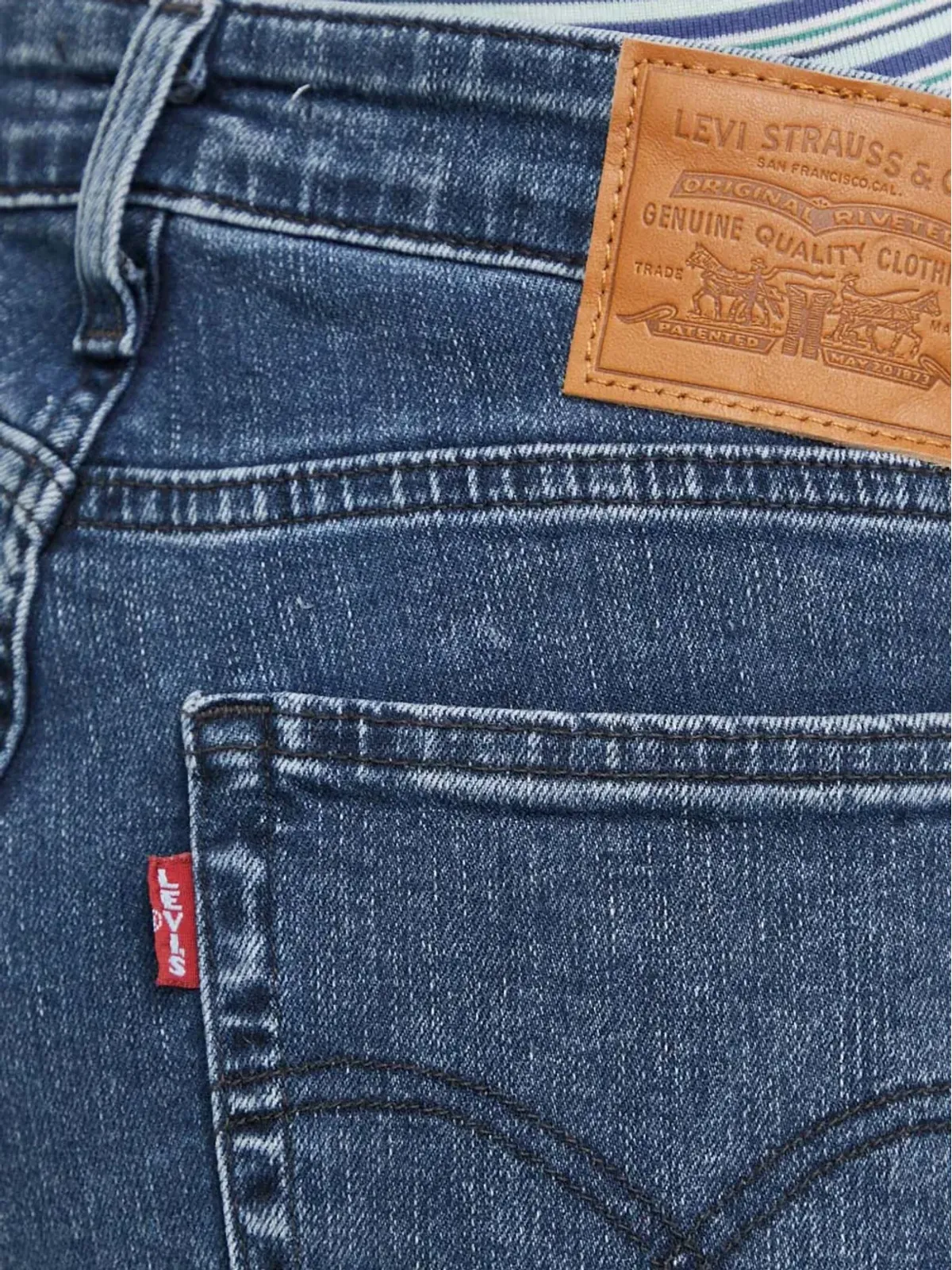 Levi's ロゴパッチ ジーンズ - ブルー - 画像4